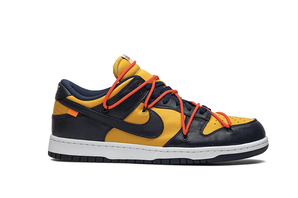 off-white low “university gold” dunk