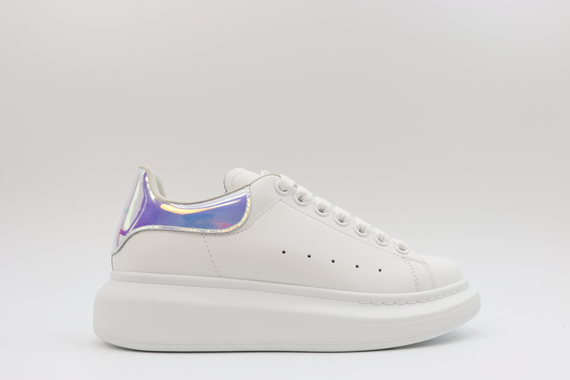 alexander mcqueen  leather platform trainers sneakers-laser