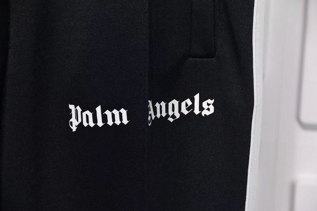 palm angels chenille track pants-black