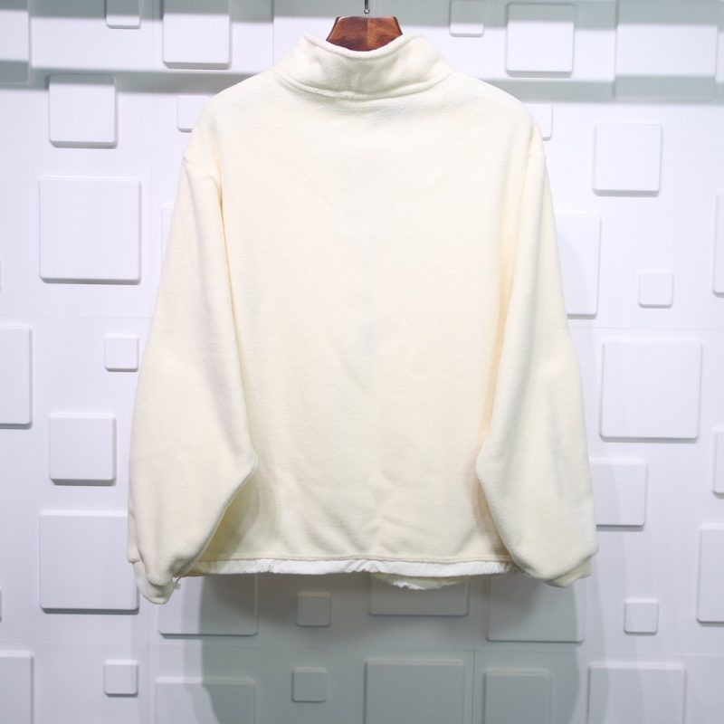 fear of god essentials polar fleece half-zip sweater replica