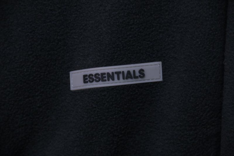 fear of god essentials polar fleece half-zip sweater replica