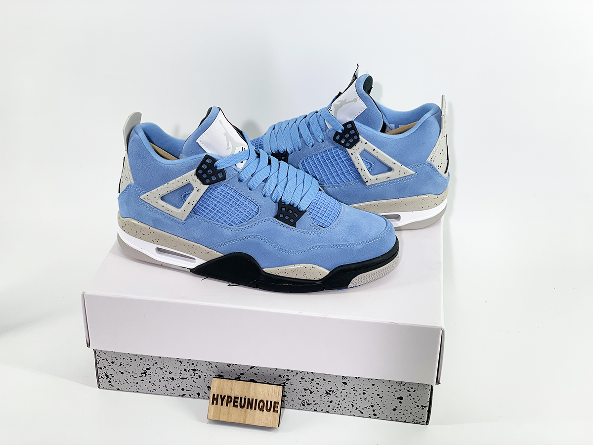 jordan 4 retro university blue reps