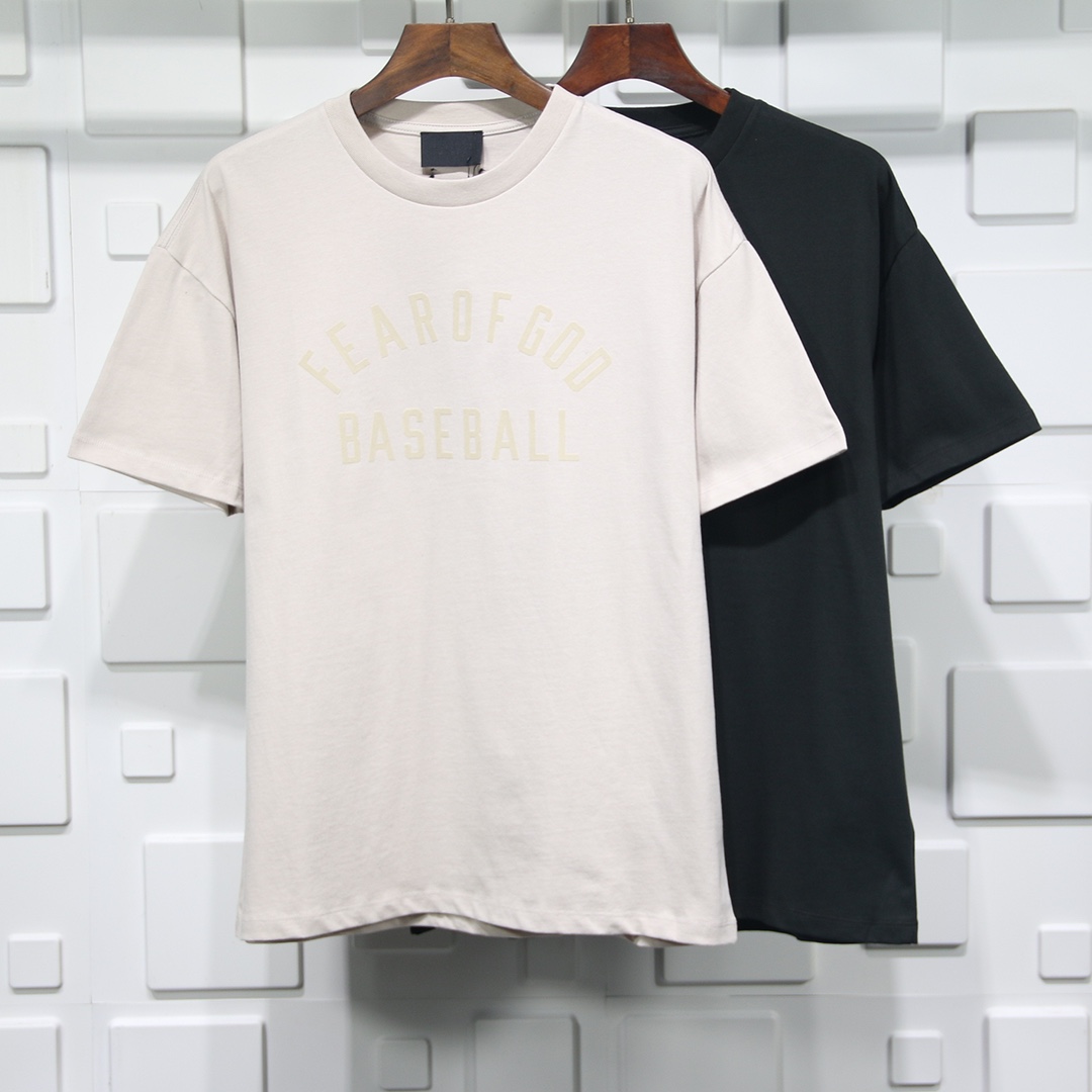 fear of god baseball t-shirt replica