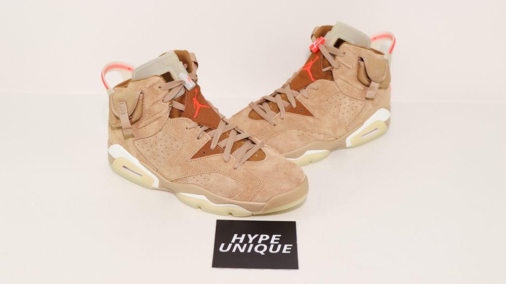 jordan 6 retro travis scott british khaki replica