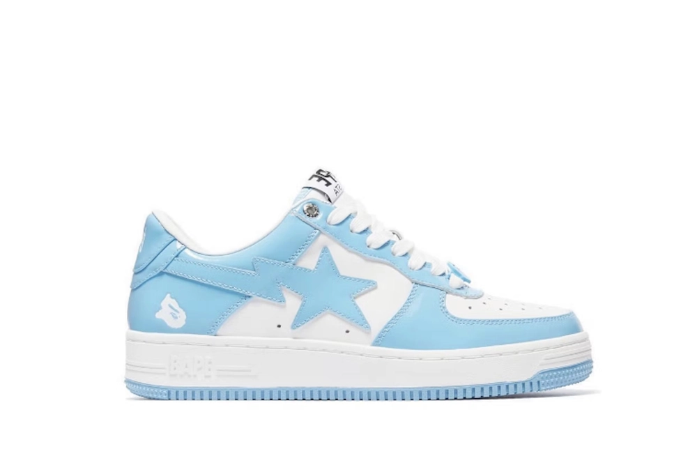 bapesta blue white quality reps