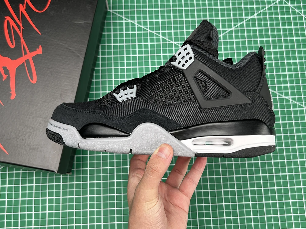 jordan 4 retro se black canvas replica