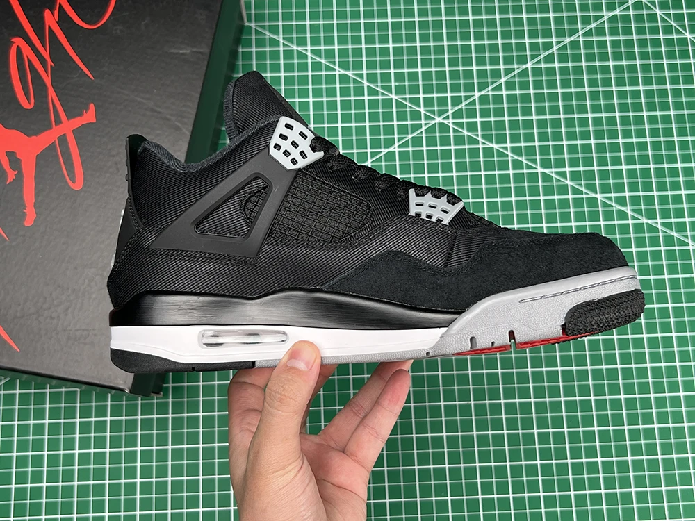 jordan 4 retro se black canvas replica