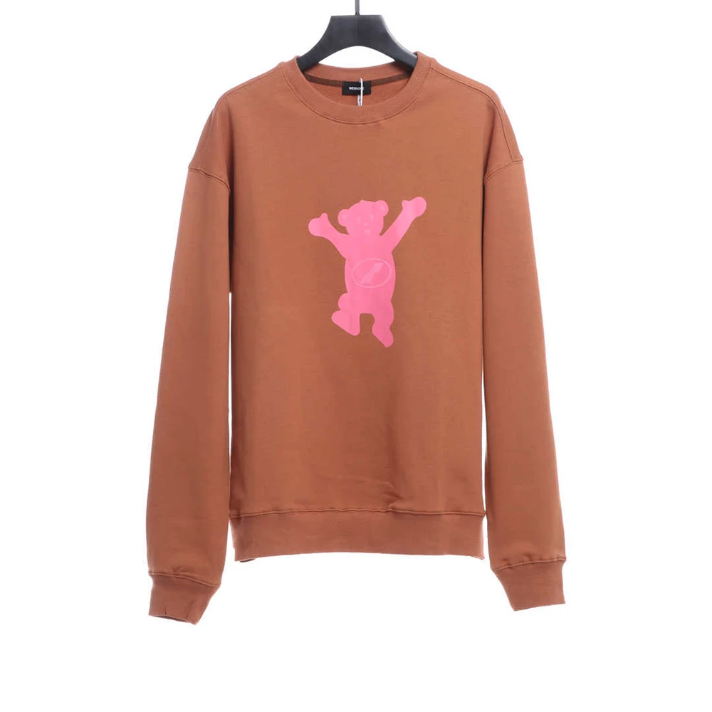 bear print sweatshirt(black / brown)