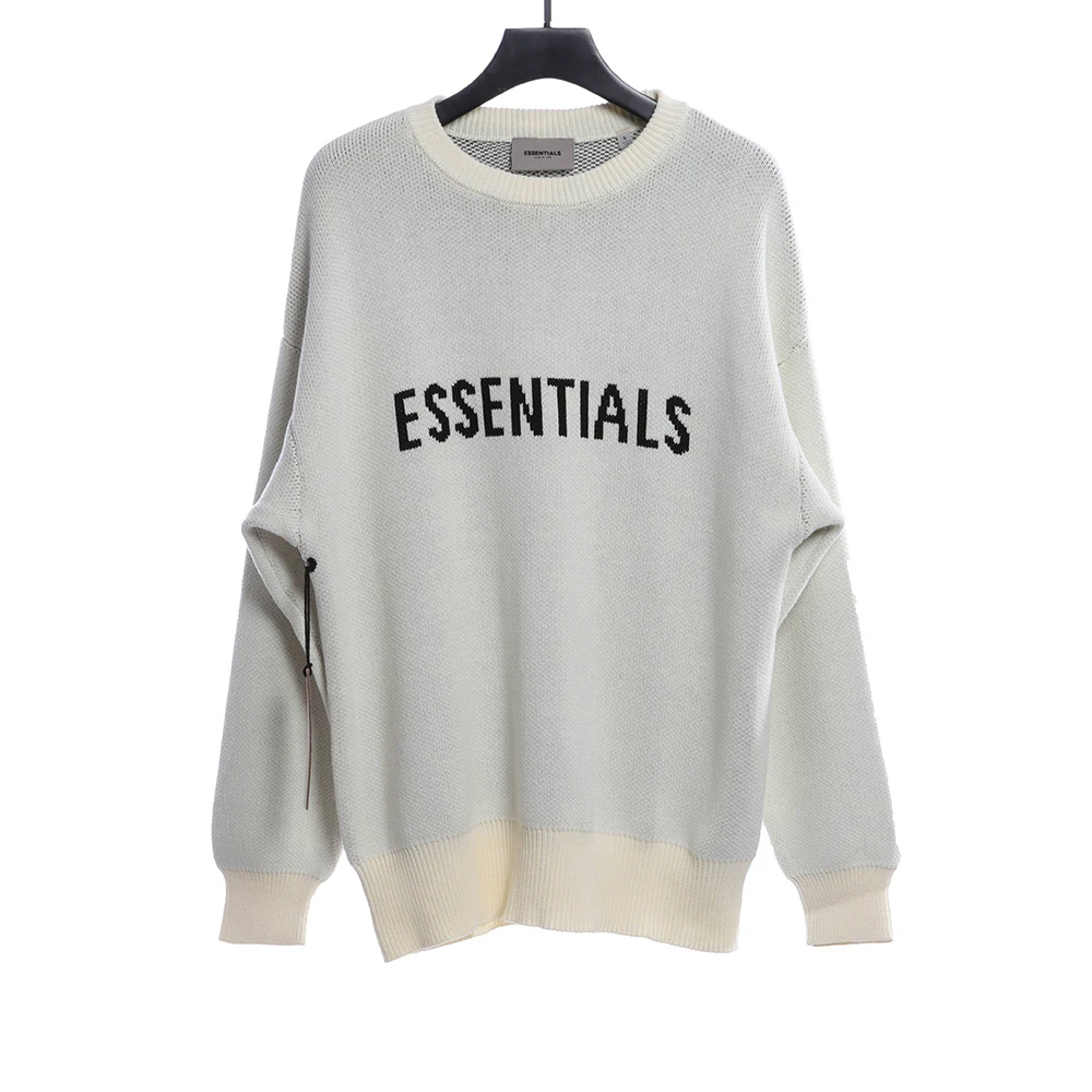 essentials chest letter sweater