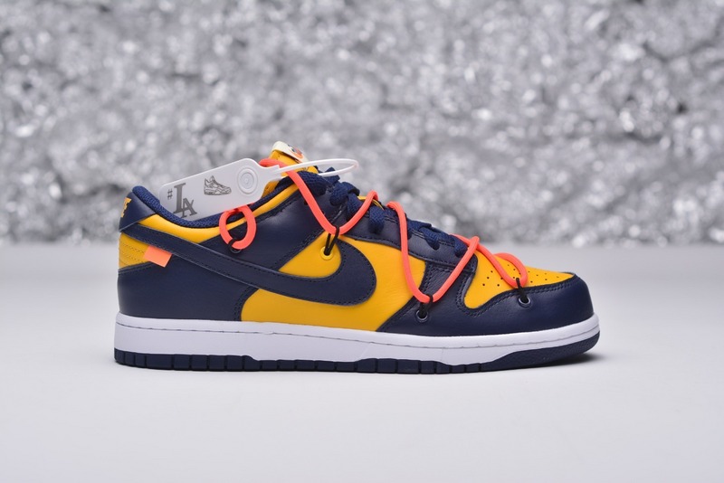 off-white low “university gold” dunk