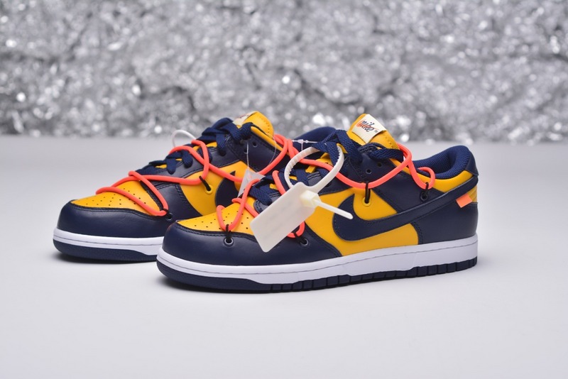 off-white low “university gold” dunk