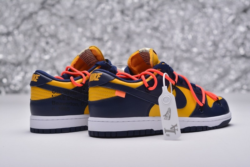 off-white low “university gold” dunk