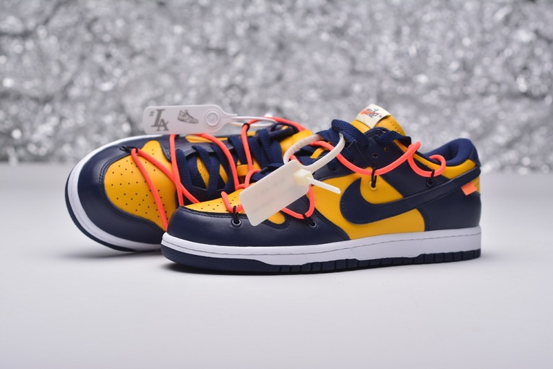 off-white low “university gold” dunk