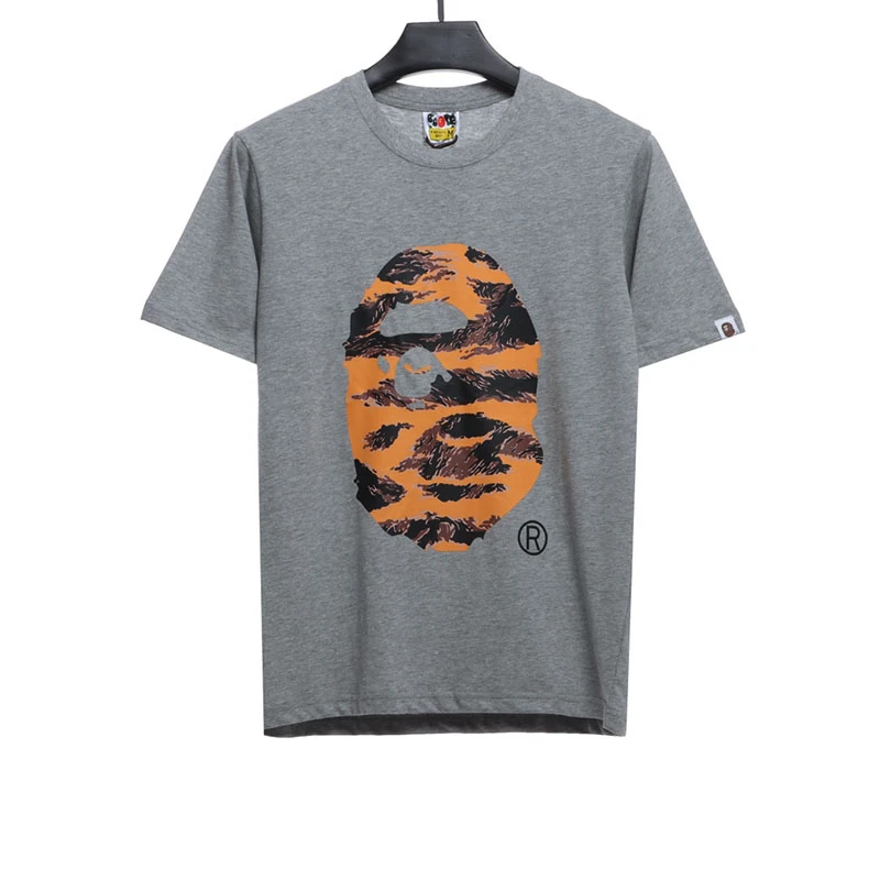 bape ape head mountain print t-shirt