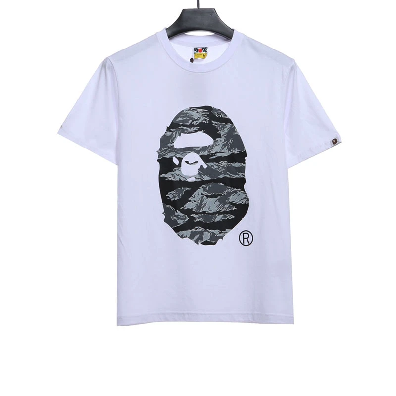 bape ape head mountain print t-shirt