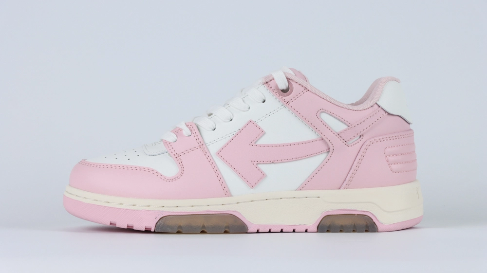 off-white out of office ‘pink white’ reps