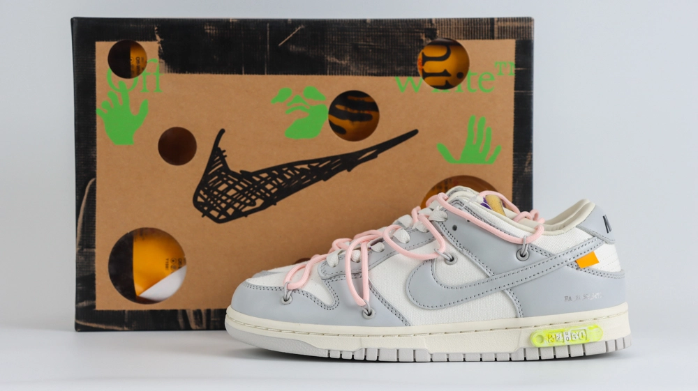 off-white x dunk low ‘lot 24 of 50’ reps