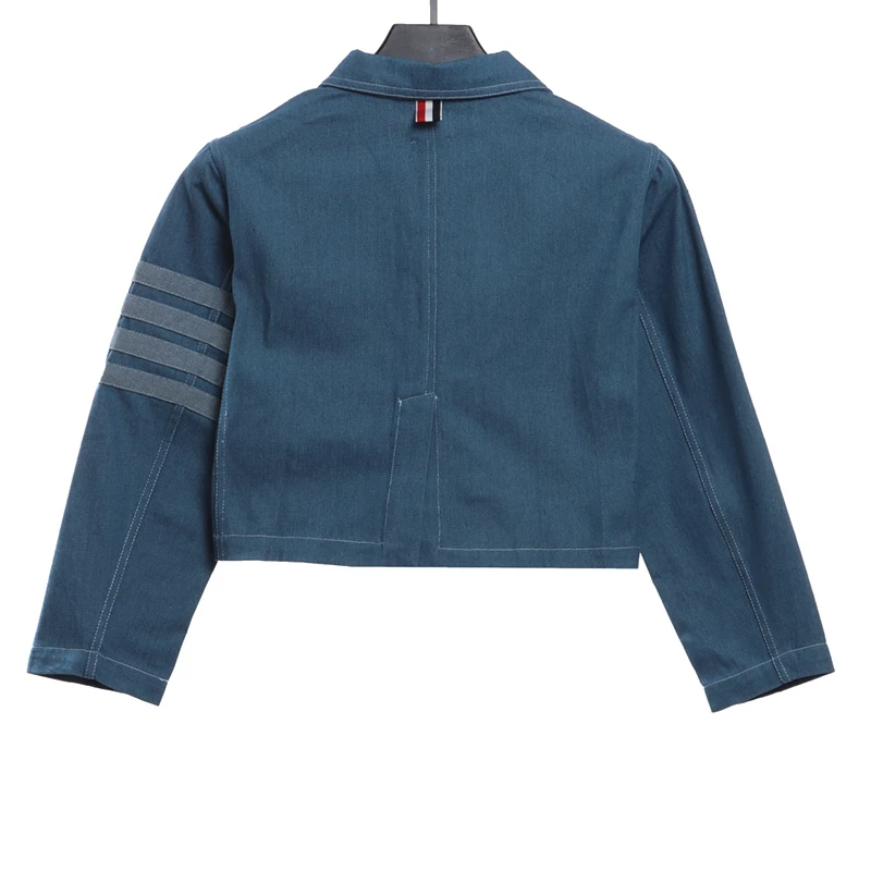 blue denim workwear jacket