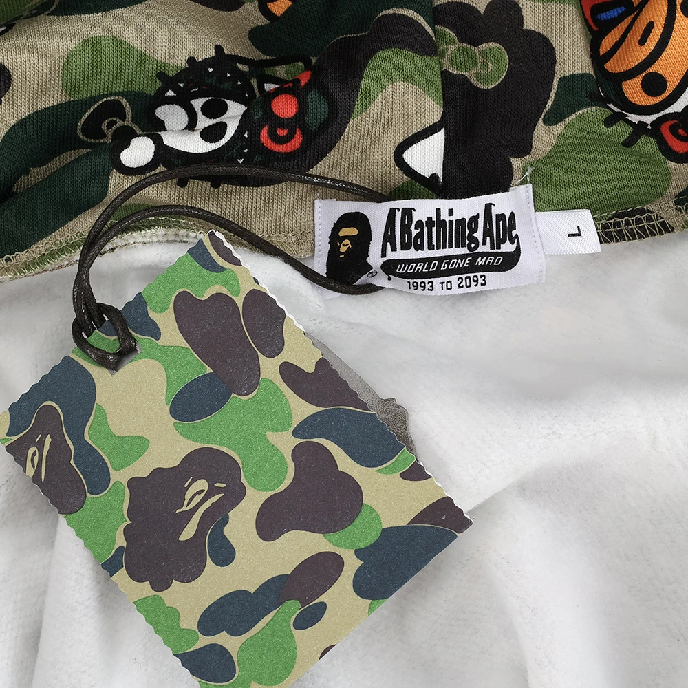 hello kitty x a bathing ape green hoodie