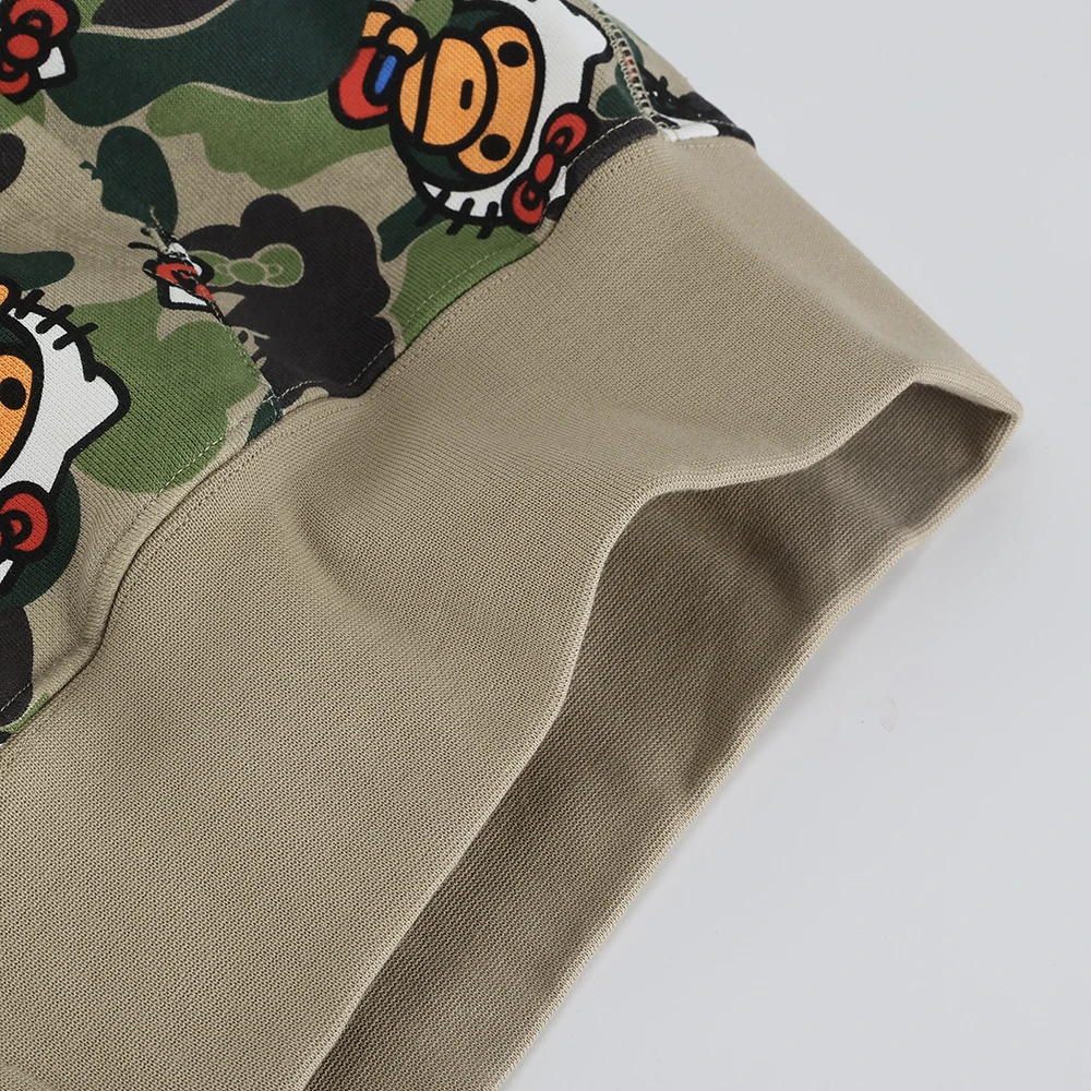 hello kitty x a bathing ape green hoodie