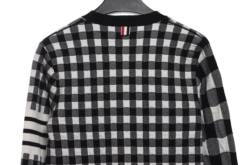 checkerboard cardigan