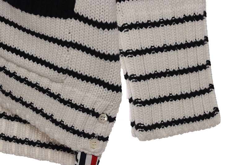 retro striped cardigan sweater