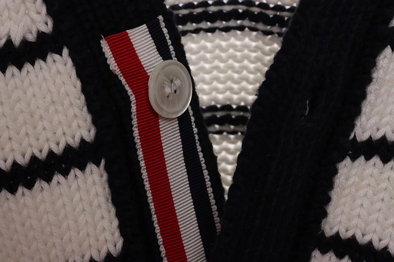 retro striped cardigan sweater