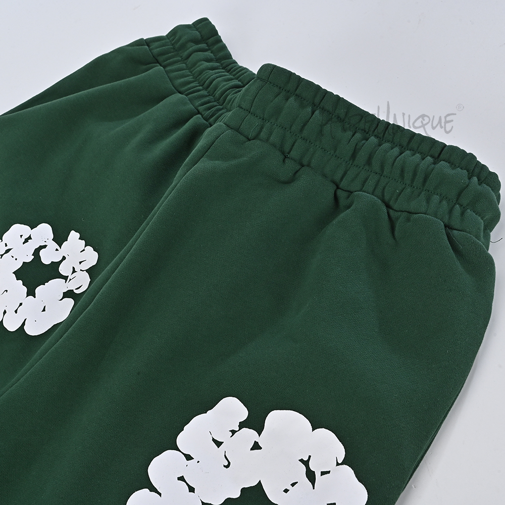 denim tears cotton wreath sweatpants “green”