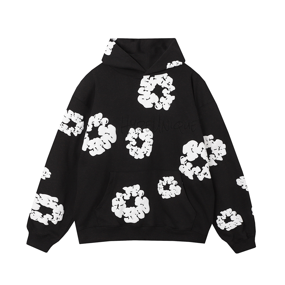 denim tears the cotton wreath hoodie ‘black’ reps