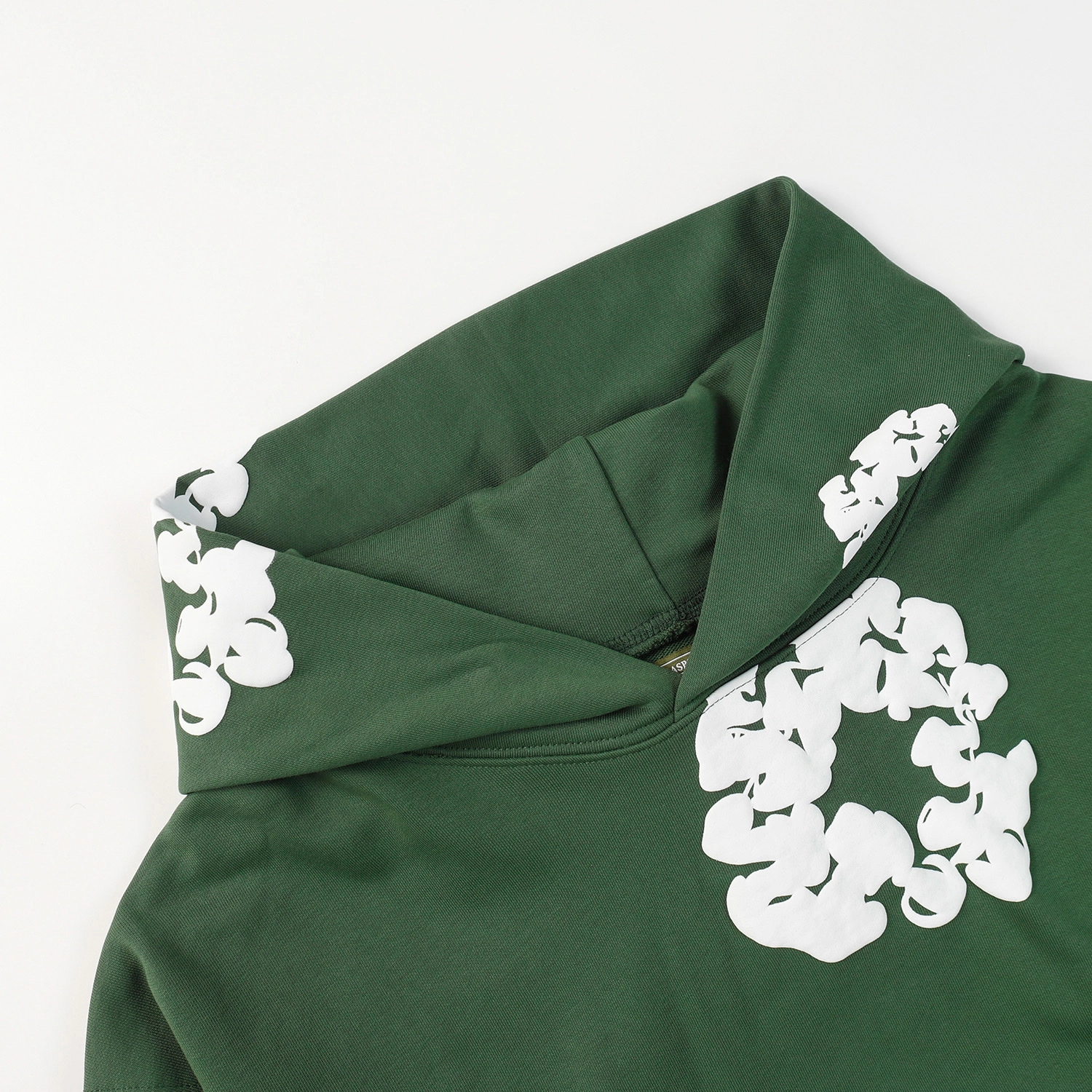 denim tears the cotton wreath hoodie green