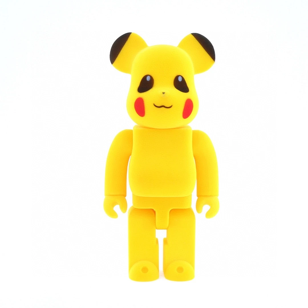 brick bear x pikachu flocked version trendy doll