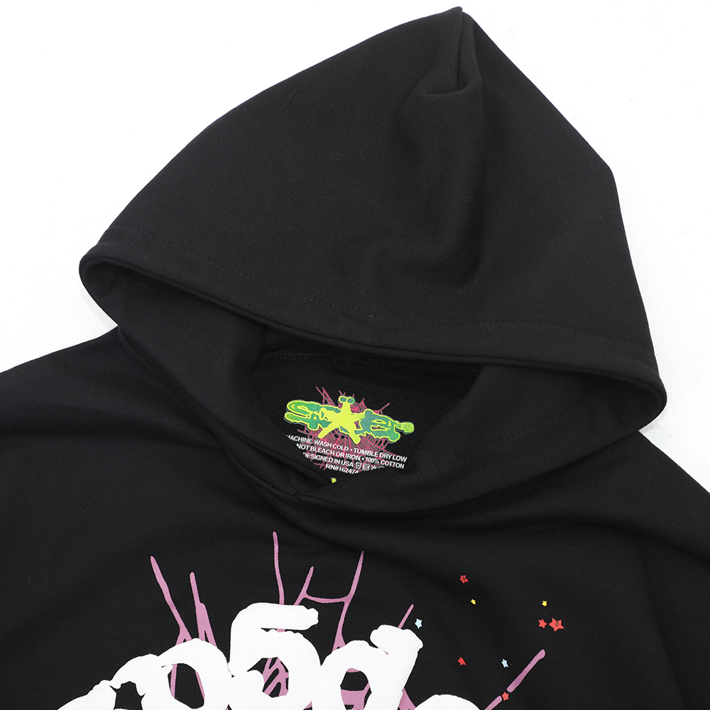 sp5der wait web hoodie