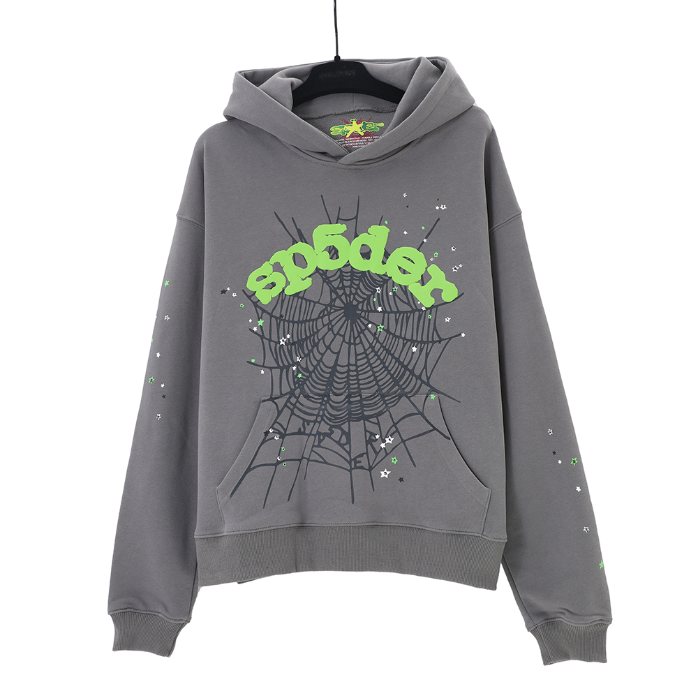 sp5der wait web hoodie