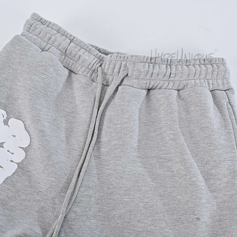 denim tears cotton wreath sweatpants “light gray”