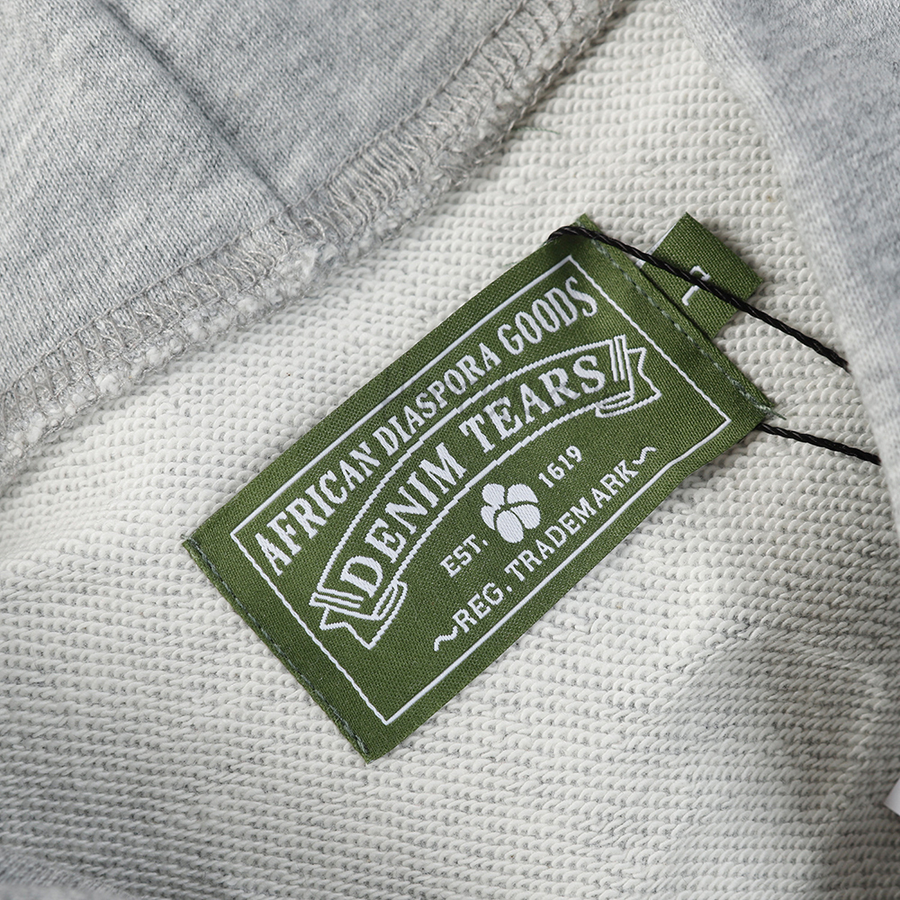 denim tears the cotton wreath hoodie ‘light gray’ reps