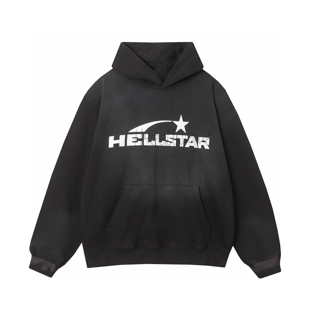 hellstar starry night hoodie black