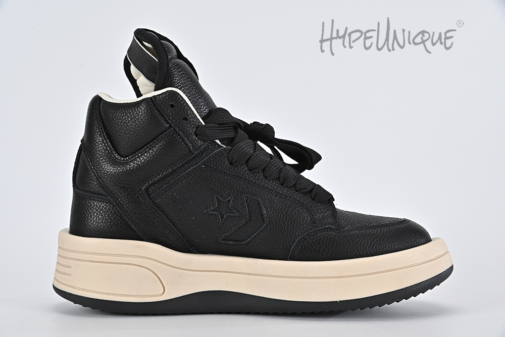 rick owens x turbowpn mid ‘black ‘