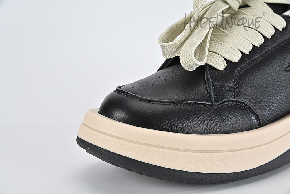 rick owens x turbowpn mid ‘black cloud cream’