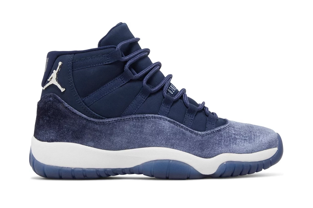 wmns air jordan 11 retro ‘midnight navy velvet’