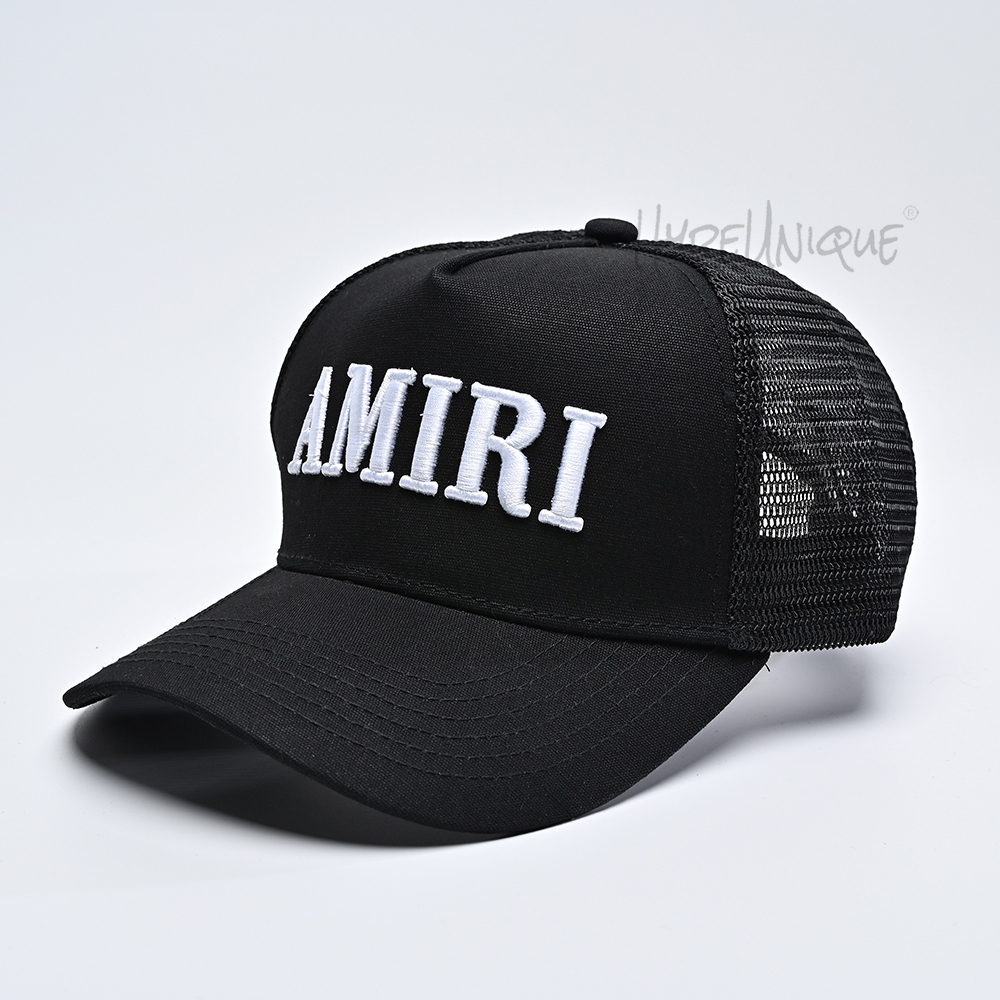 amiri  logo-patch cap black