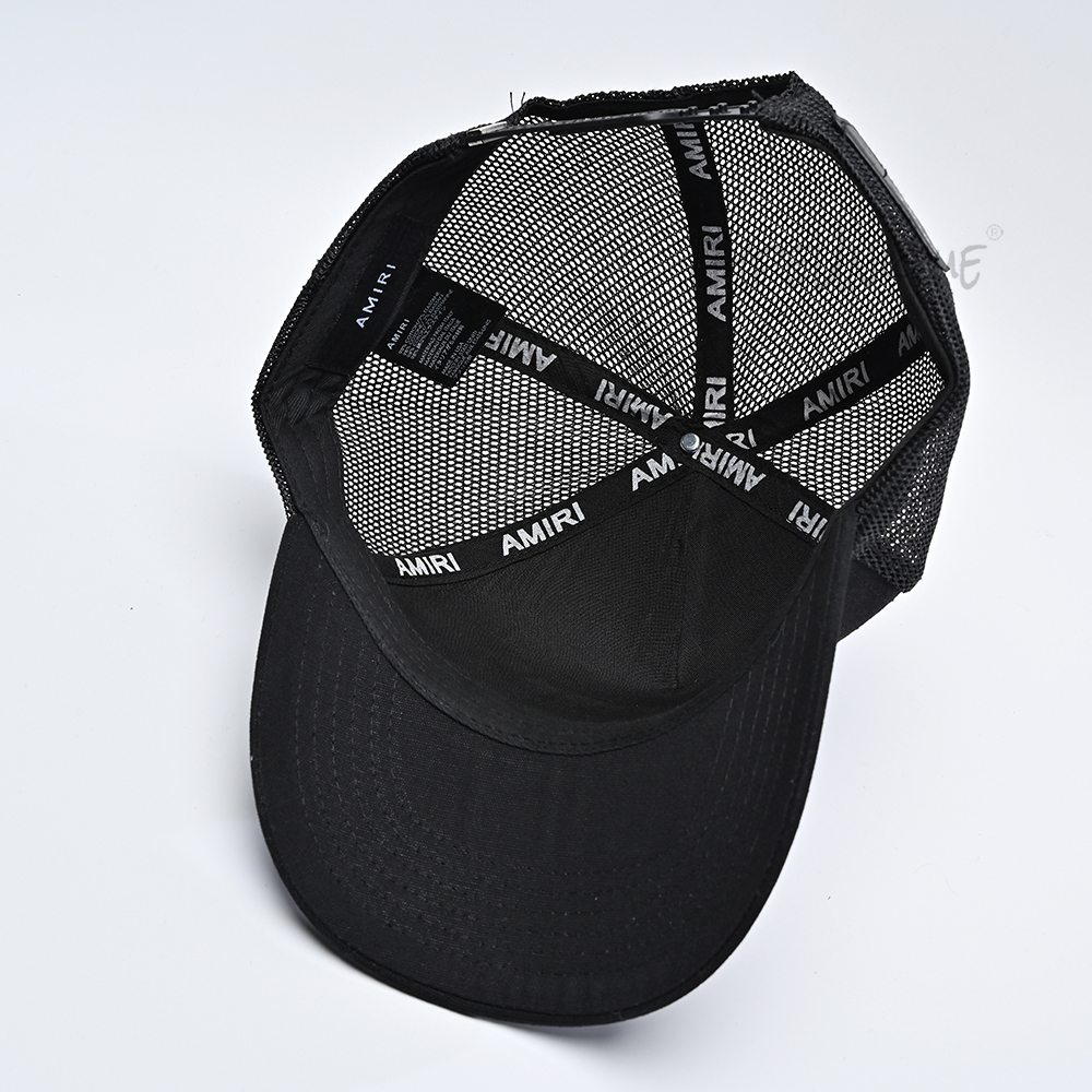 corteiz alcatraz trucker hat all black