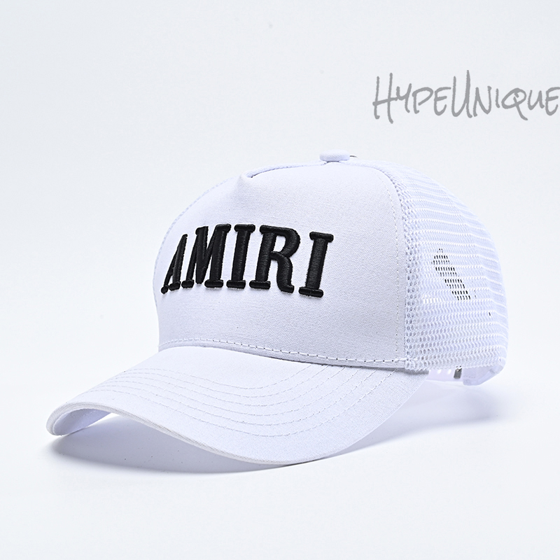 amiri  logo-patch cap white