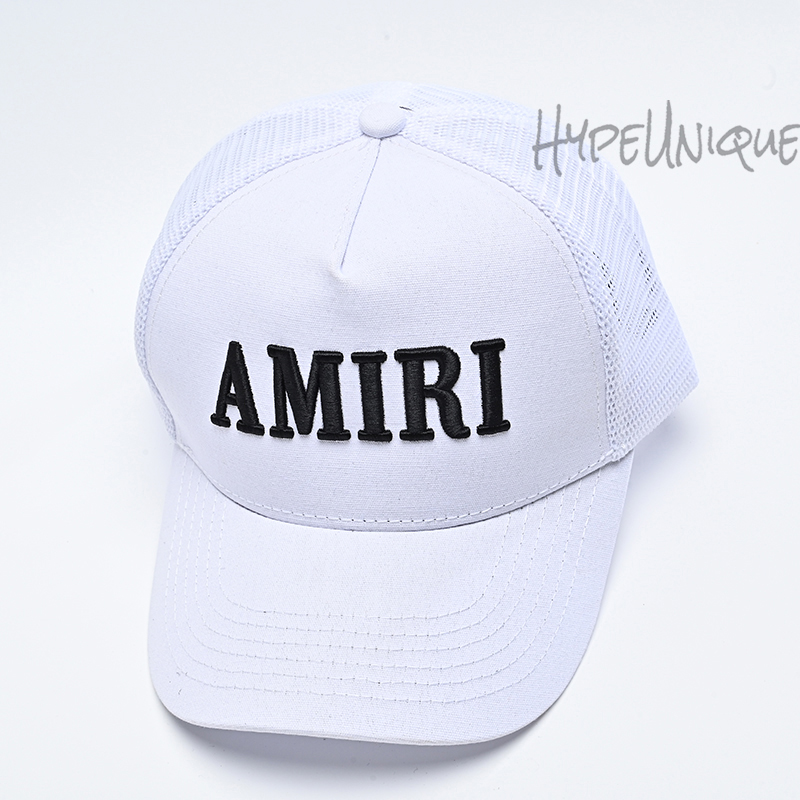 amiri  logo-patch cap white