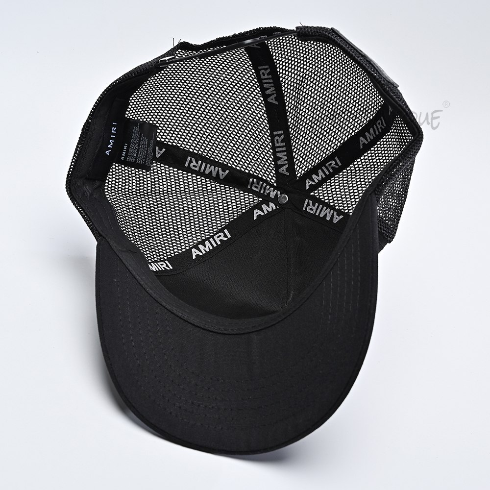 amiri ma logo trucker cap