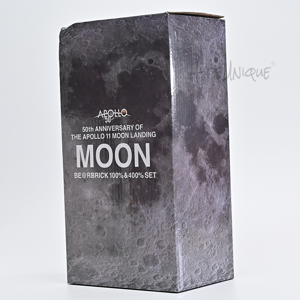 bearbrick moon 400% grey