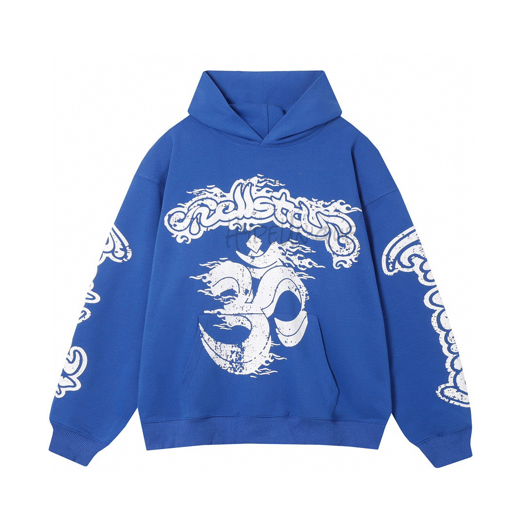 hellstar blue hoodie capsule