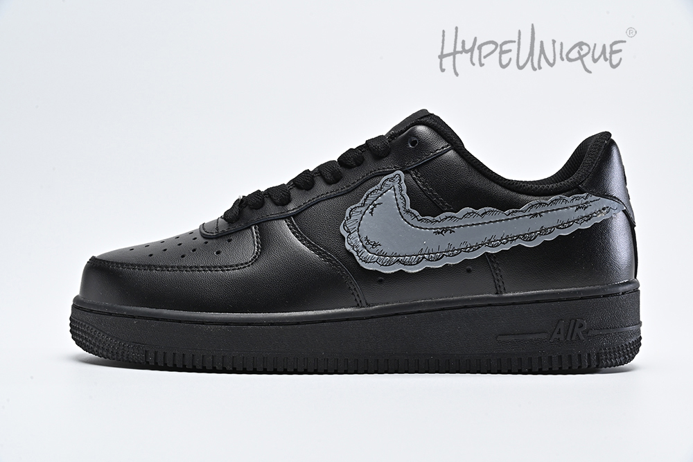 kaws x sky high farm workwear x air force 1 ‘black’ reps