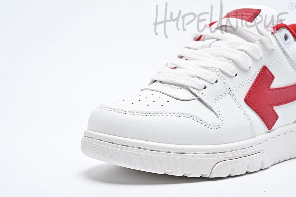 off-white out of office low ‘white red’