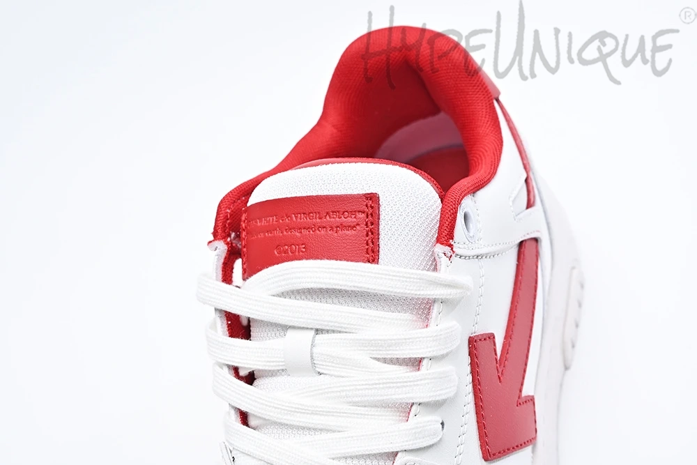 off-white out of office low ‘white red’