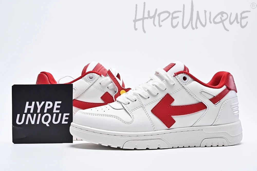 off-white out of office low ‘white red’